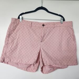 Old Navy 3" Pink Eyelet Shorts